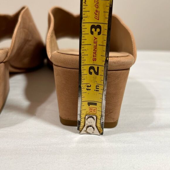 Eileen Fisher Katniss SuedeTan Mules With Minimalist Design Size 11 - Picture 8 of 9